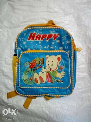 Toddler's Blue HAPPY Back Pack