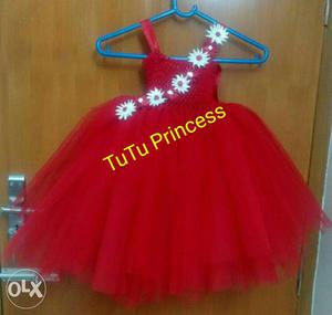 Toddler's Red Tutu Dress