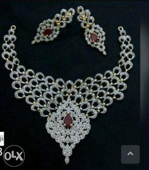 Cz diamond necklace at just 900