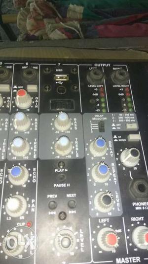 Dj Mixer, 7 channels, Ahuja, Eco systems 1 months use only