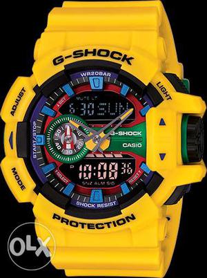 G shock  GA -400 beautiful yellow..