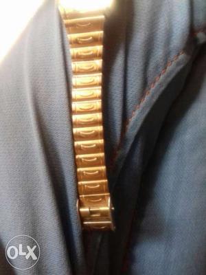Gold Link Bracelet Watch
