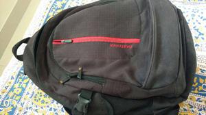 Gray And Red Fastrack Backpack