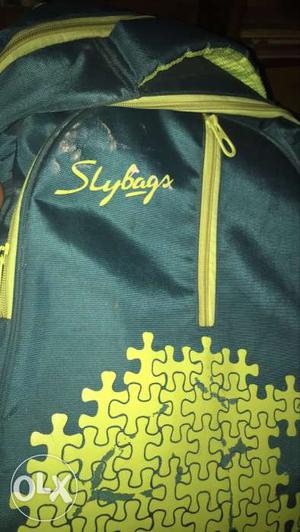 Green And Yellow Slybag Backpack