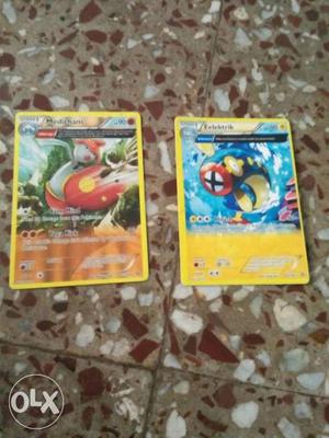I have 2 Pokemon cards 1-medicam and 2-elekteik I