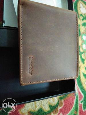 New Roadster leather wallet with box and bill