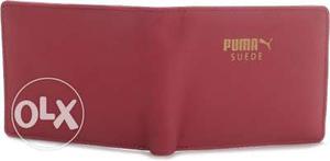 Puma suede wallet pink color