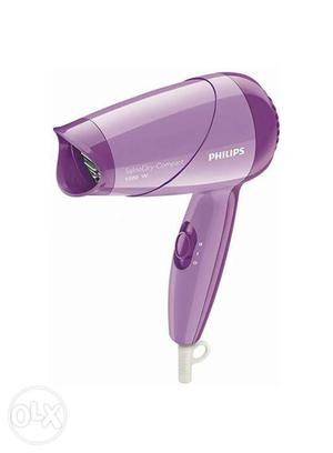 Purple Philips Hair Blower