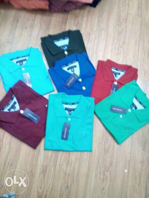 We have colourful T Sharts each one 250 rs contact