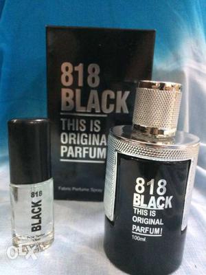 818 Black Bottle And Box