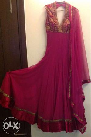 Anarkali suit/gown in Excellent condition!