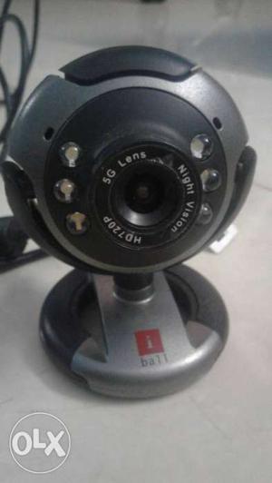Gray And Black Iball Web Camera