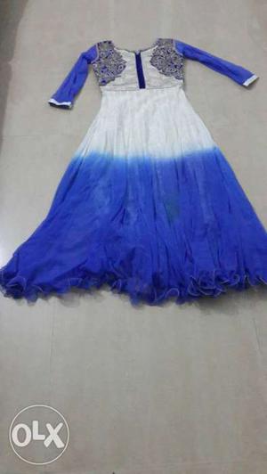 Party wear gown once used.want to sell.