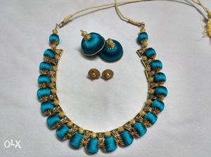 Silk thread jewellery, can be customized to any