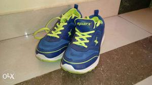 Sparx original shoes,blue green colour