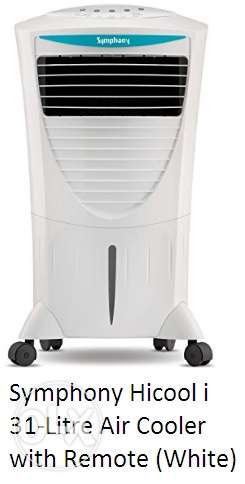 Symphony Hicool i 31-Litre Air Cooler with Remote (White)