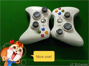 Two microsoft orignal wireless controllers for
