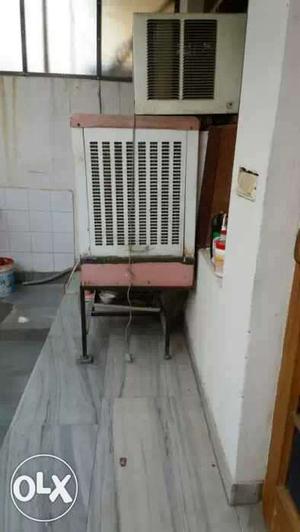 White And Red Evaporative Air Cooler