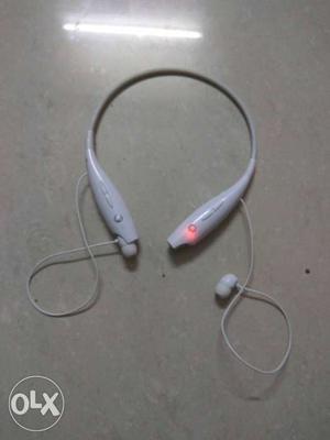 White Wireless Bluetooth Stereo Headphones