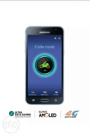 1 day old Samsung Galaxy j3 black fix price for