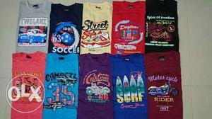 12 to 14 years boys t shirts. 100%Combed Cotton
