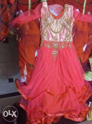 Beautiful neon gown only 2 hours wear