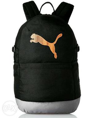 Black And Gray Puma Backpack