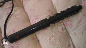 Black Corded Hair Curler