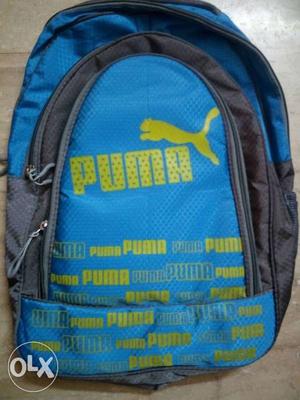 Blue And Black Puma Backpack