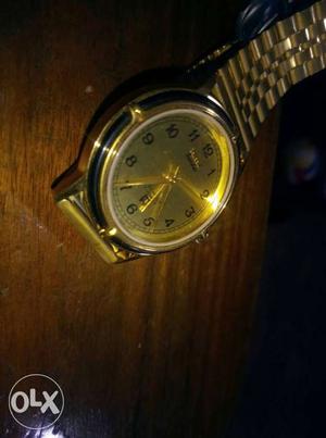 Brand new Hmt Sundar golden watch