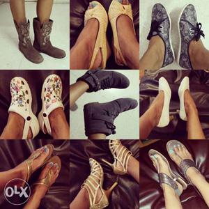 Clearance sale of women's clothes, shoes, bags
