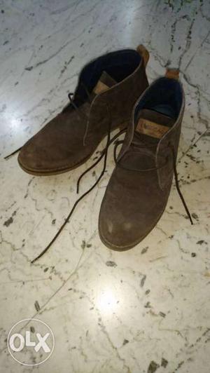 Gas Brown Shoes, Size 9