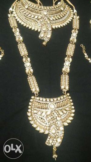 Kundan Bridal jewellery 8 pc. Set