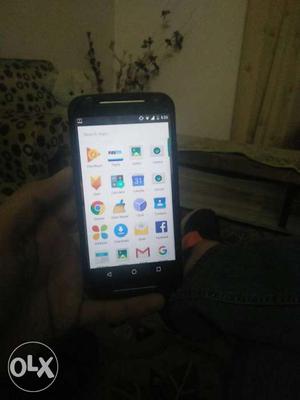 Moto G 2 with good condition black color with all