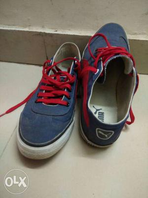 New Puma converse red and blue Size UK 8 US 9