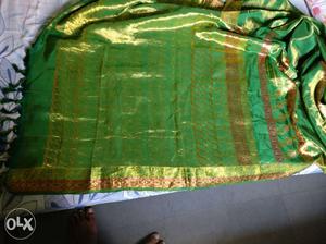 Pattu sari small damage only used one time.