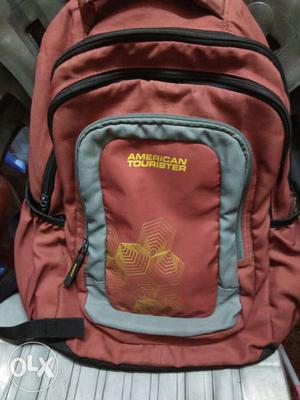 Red American Tourister Backpack