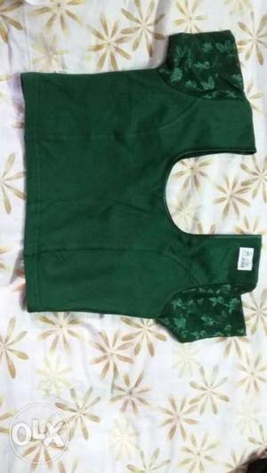 Unused lycra blouse green size 32