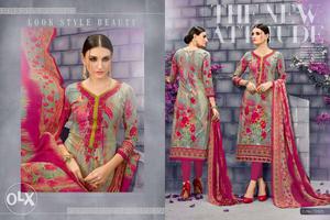 Wholesale prise Pure cotton suits,neck embroidery With