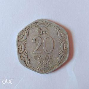 20 ps Old coin