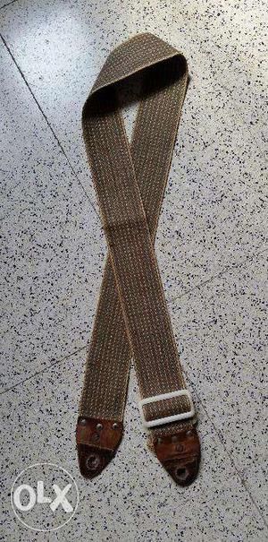 Antique guitar strap - usage has given it a very special