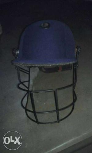 Blue And Black Batting Helmet
