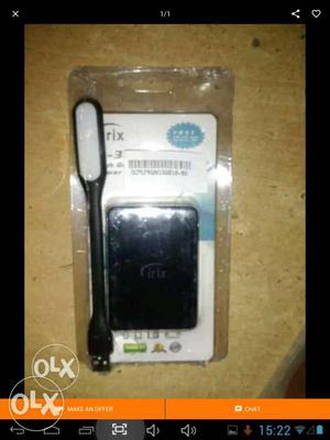 Brand new Black Irix Power Bank In seal packed