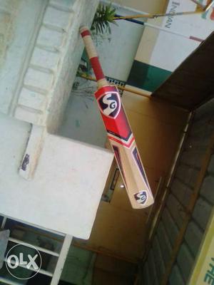 Brown And Red SG Cricket Bat