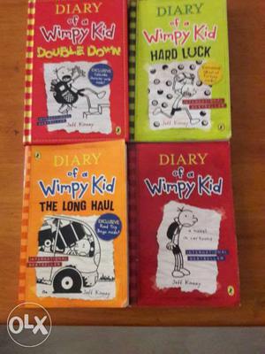 Four Diary Of A Wimpy Kid Books
