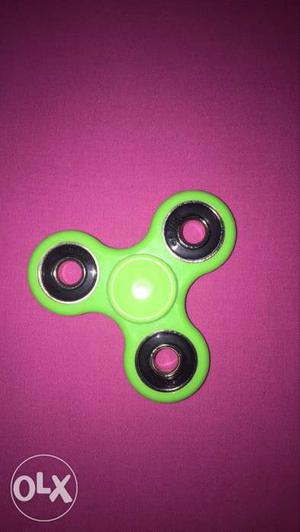 Green Tri Hand Spinner