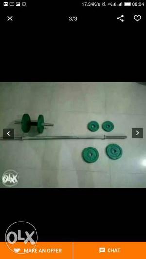 Home gym iron equipment's for sell... one long