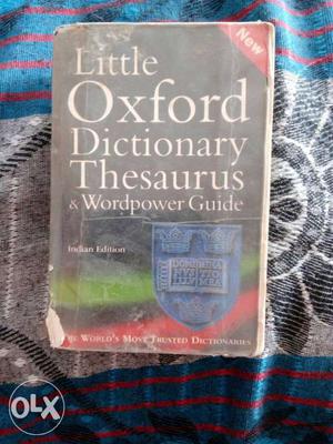 Little Oxford Dictionary Thesaurus Book