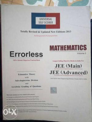 Mathematics Errorless Jee Main