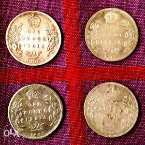 Original British time silver coins